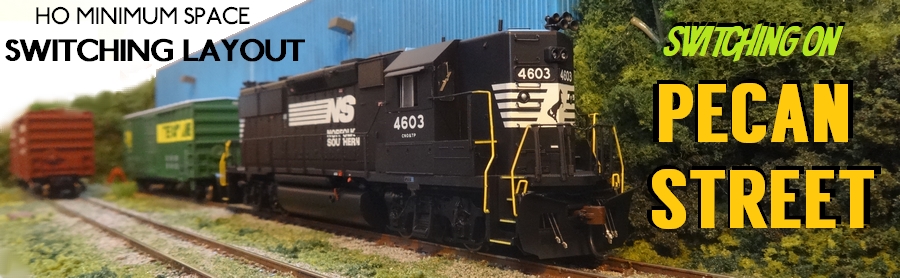Switching On Pecan HO Scale Modern Minimalist Switching Layout